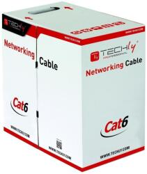 TECHLY ITP9-RIS-0305 hálózati kábel Szürke 305 M Cat6 S/FTP (S-STP) (022595)