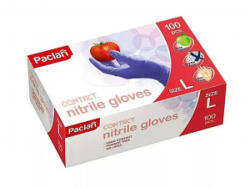 Paclan nitril gumikesztyű L-es méret 100db/doboz (GA5011) (GA5011)