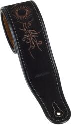 Amumu Embroidered Totem Suede Strap Black