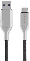 Forever Кабел Forever - Ultra Fast, USB-A/USB-C, 1 m, черен (GSM045672)