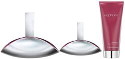 Calvin Klein - Set Cadou Calvin Klein Euphoria, Femei, Apa de Parfum. 100 ml + Lotiune de corp, 100 ml + Mini Apa de Parfum, 30 ml Femei