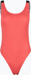 Calvin Klein Női egyrészes fürdőruha Calvin Klein KW0KW02754 Intense Power Rib Scoop Back One Piece-RP káprázatos korallszín