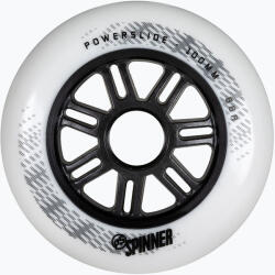 Powerslide Spinner 100 mm/88A görkorcsolya kerekek 3 db fehér