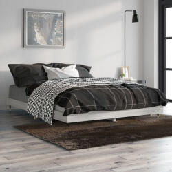 vidaXL sonoma tölgyszínű szerelt fa ágykeret 135 x 190 cm (VD832187)