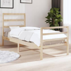 vidaXL Single tömör fenyőfa ágykeret 90 x 190 cm (VD3103678)