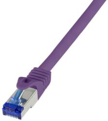 LogiLink Patch kábel Ultraflex, Cat. 6A, S/FTP, lila, 2 m (C6A059S)
