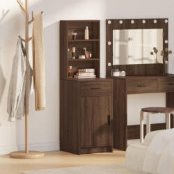 vidaXL Magas szekrény Barna tölgy 40x41x135 cm Szerelt fa (VD865079)