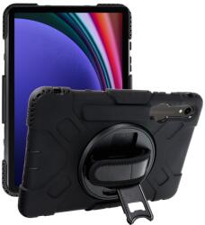 Tablettok Samsung Galaxy Tab S9 11, 0 SM-X710, SM-X716 - Hrd Ütésálló, Kitámasztható, Fekete Tablet Tok