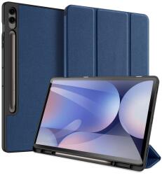  Tablettok Samsung Galaxy Tab S9+ 12, 4 Col SM-X810, SM-X816B - Dux Ducis Domo Kék Ütésálló Tok, Ceruza Tartóval