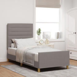 vidaXL Bézs Szövet Ágykeret 90x200 cm (VD3344624)