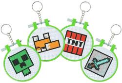 Paladone Set de brelocuri Paladone Games: Minecraft - Cross Stich Characters (PP14047MCF)