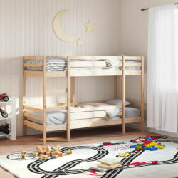 vidaXL tömör fenyőfa emeletes ágy 75x190 cm (VD3284224)