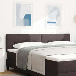 vidaXL Fejtámla Gombos Kárpitozott Sötétbarna 180 cm (VD42007179)