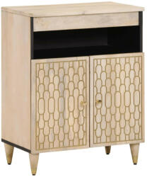vidaXL tömör mangófa tálalószekrény 60 x 33 x 75 cm (VD358273)