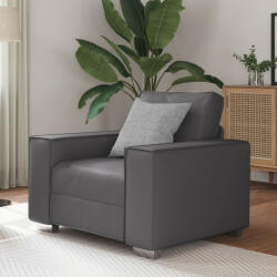 vidaXL Szék Szürke 59 cm Műbőr (VD4105041)