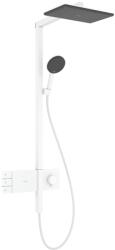Hansgrohe Raindance Alive Q zuhany készlet fal termosztáttal trópusi zuhany opcióval fehér 24591700