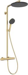 Hansgrohe Raindance Alive S Puro zuhany készlet fal termosztáttal trópusi zuhany opcióval arany 24593990