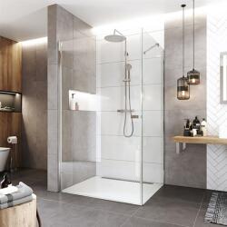 Mereo Mereo, Novea forgó zuhanykabin, téglalap, bal/jobb ajtó és rögzített rész, átlátszó üveg, MER-CK13913Z (MER-CK13913Z)