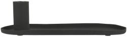 Suport lumanare din metal negru CANDLE HOLDER
