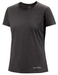 Arcteryx Taema Arc´Bird Crew SS Women Tricou cu mânecă scurtă Arcteryx Black Heather L