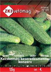 Zöldségtermesztési Kutató Intézet Zrt Uborka Kecskeméti keseredésmentes konzerv (1, 5 g)