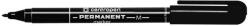 Centropen Permanent marker 1mm, M, Centropen 2846 fekete (A-628469412)