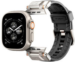 Spigen Apple Watch 4/5/6/7/8/9/SE/ Ultra (42/44/45/49 mm) Szíj - Spigen Durapro Armor - Fekete (AMP06065)