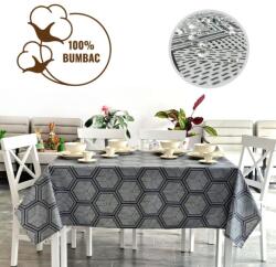 Pucioasa Fata de masa teflonata din bumbac, rotunda, diametru 140cm, model hexagonal