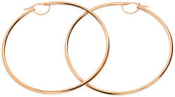  Karika fülbevaló rosé aranyból 6 cm, 14K IZ31574R