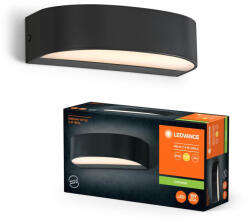 OSRAM Kerti lámpa kültéri LED homlokzati fali lámpa 7.6W 450lm 3000K IP65 szürke Endura Ledvance (4099854217500)