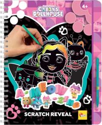 Lisciani Casa de păpuși Gabi set creativ de scratch art A-meow-zing 44 pagini - Lisciani (12976L)