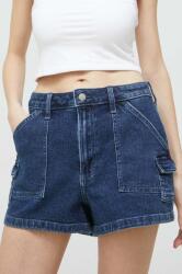 Hollister Co Hollister Co. farmer rövidnadrág női, sötétkék, sima, magas derekú - sötétkék 25