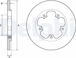 DELPHI Disc frana DELPHI BG4681C (BG4681C) - fixbox