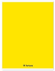 Fortuna Füzet vonalas FORTUNA Monocolor A/4 32 lapos sárga (01.02098) - robbitairodaszer