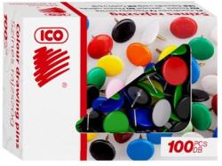Ico Rajzszeg ICO 224 fém színes fejű 100 darabos (7360012001) - robbitairodaszer