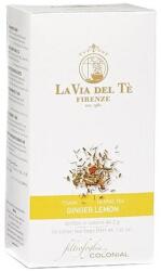 La Via del Tè Herbatea LA VIA DEL TÉ gyömbér-citrom 20x2 g (CR22) - robbitairodaszer