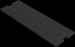 ELLECI ELLECI- Tálca 410x137x6.4mm Mixology mosogatókhoz fekete (AMT103BK)