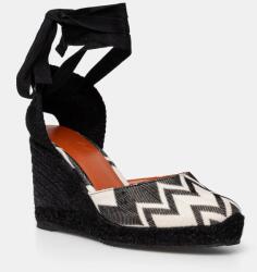 Missoni espadrilles Eva 80 fekete, éksarkú, MWB008_022 - fekete Női 40