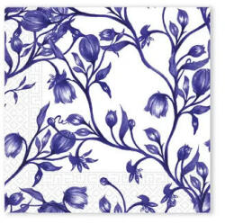 Javoli Virágos Blue Porcelain szalvéta 20 db-os 33x33 cm (PNN96563)