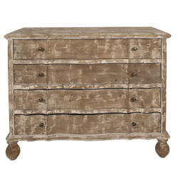 Clayre & Eef Comoda lemn maro antichizat 100x45x85 cm (5H0676) Comoda