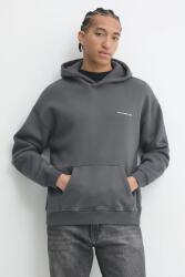 Abercrombie & Fitch felső szürke, férfi, sima, kapucnis, KI122-4366 - szürke XL