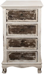 Clayre & Eef Comoda lemn maro bej 44x35x81 cm (5H0699) Comoda