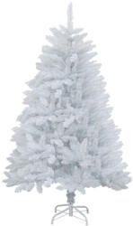 Flippy Brad de Craciun artificial cu suport inclus Flippy, 120 cm, 240 ramuri varfuri, material plastic, suport clasic, fara iluminare, utilizat pentru interior exterior, alb (teo-125179)