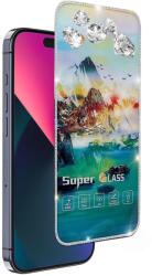 Flippy Folie de Protectie, Flippy, pentru iPhone 15 Plus, Tempered Glass 2.5 cu Pietricele, ESD, HD, Transparent (teo-127650)