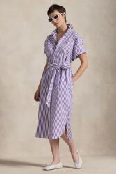 Ralph Lauren pamut ruha lila, midi, egyenes, 211959911 - lila S