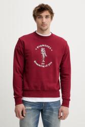Fiorucci pamut melegítőfelső bordó, nyomott mintás, M02SMSCR188CJ05RD03 - burgundia L