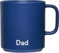 Design Letters Cană cu mâner Favourite Dad albastru-închis (10101008MBDAD)