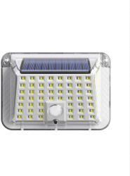 Flippy Lampa solara de perete Flippy, 90 LED-uri SMD, senzor de miscare, IP65, 1200mAh, material ABS, lumina alb rece, alb (teo-124713)