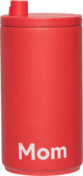 Design Letters Cană de călătorie Design Letters Mom 350 ml roșu coral (30101019CORALMOM)