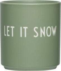 Design Letters Cană Favourite Xmas Let It Snow verde (10101002GNLETITSNO)